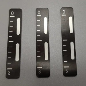 Шкалы из алюминия — Шкала открыто/закрыто — фото